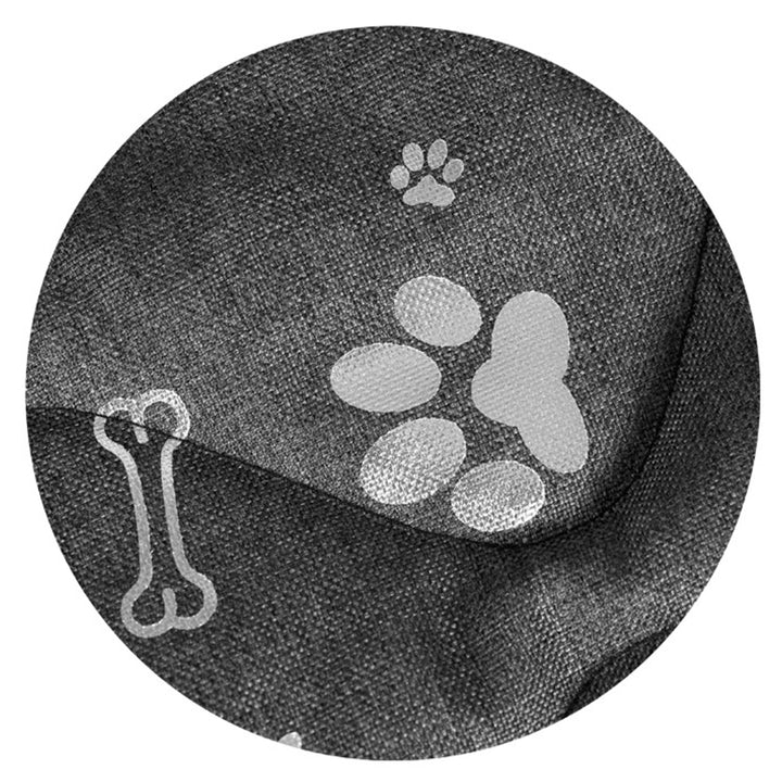 Prestige Dog Bed Dog Mat Odolná voděodolná matrace pro psy (120 x 80 cm, Silver Bone)