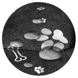 Prestige Dog Bed Dog Mat Odolná voděodolná matrace pro psy (120 x 80 cm, Silver Bone)