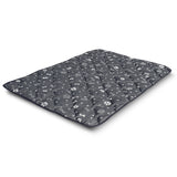 Prestige Dog Bed Dog Mat Odolná voděodolná matrace pro psy (120 x 80 cm, Silver Bone)