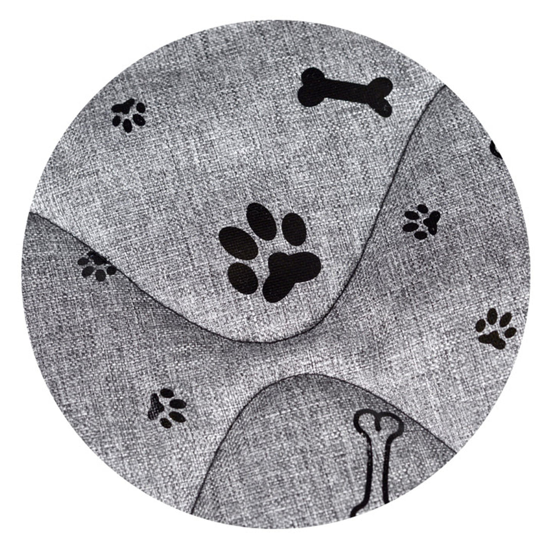 Prestige Dog Bed Dog Mat Odolná voděodolná matrace pro psy (100 x 70 cm, černá kost)