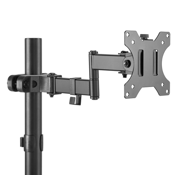 Držák monitoru Maclean na trubku/sloupek 28-60 mm, dvojité sklopné rameno, 17-32'', max. 8 kg, MC-984