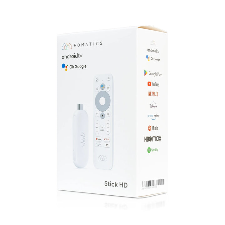 Multimediální přehrávač Homatics, Android TV 11, 32 GB, 1 GB RAM, Stick HD
