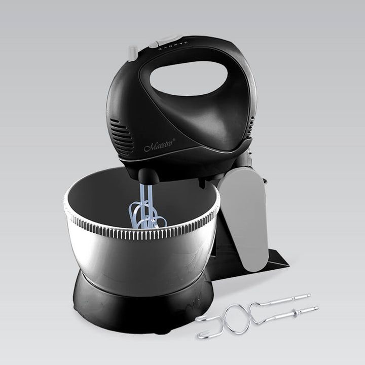 Mixér Maestro, rotační mísa, 5 rychlostí, funkce Turbo, 600 W, černý, MR-550