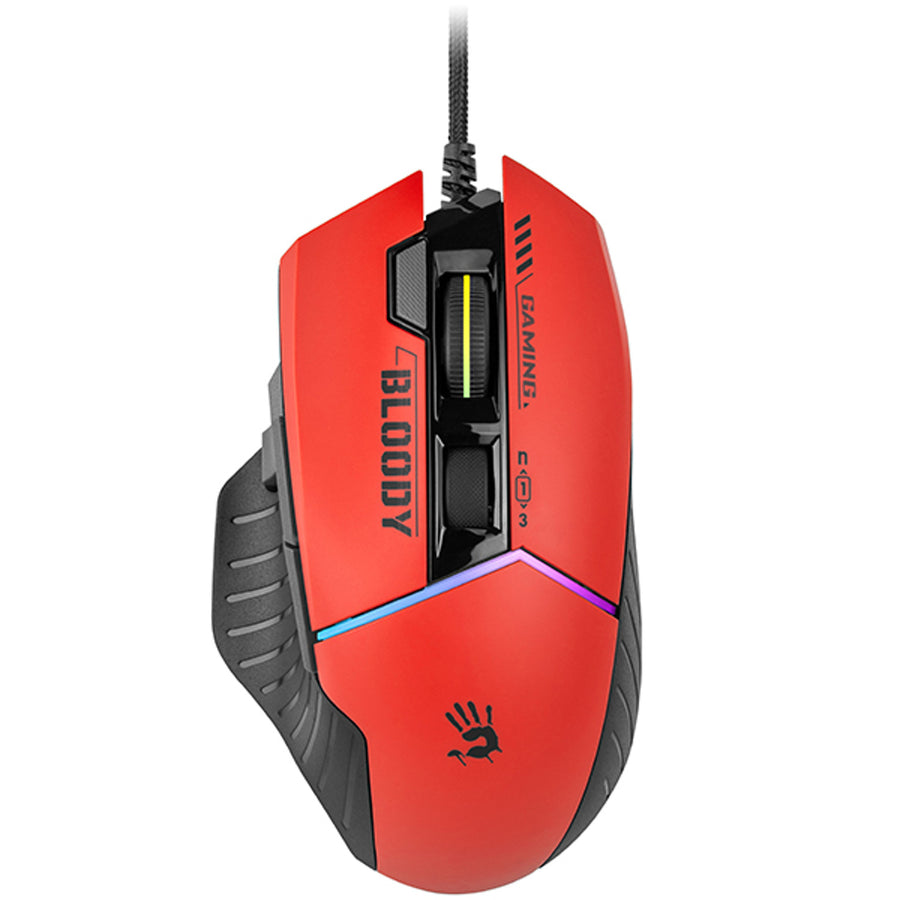 Mysz A4TECH BLOODY W95Max USB Sportovní červená A4TMYS47257