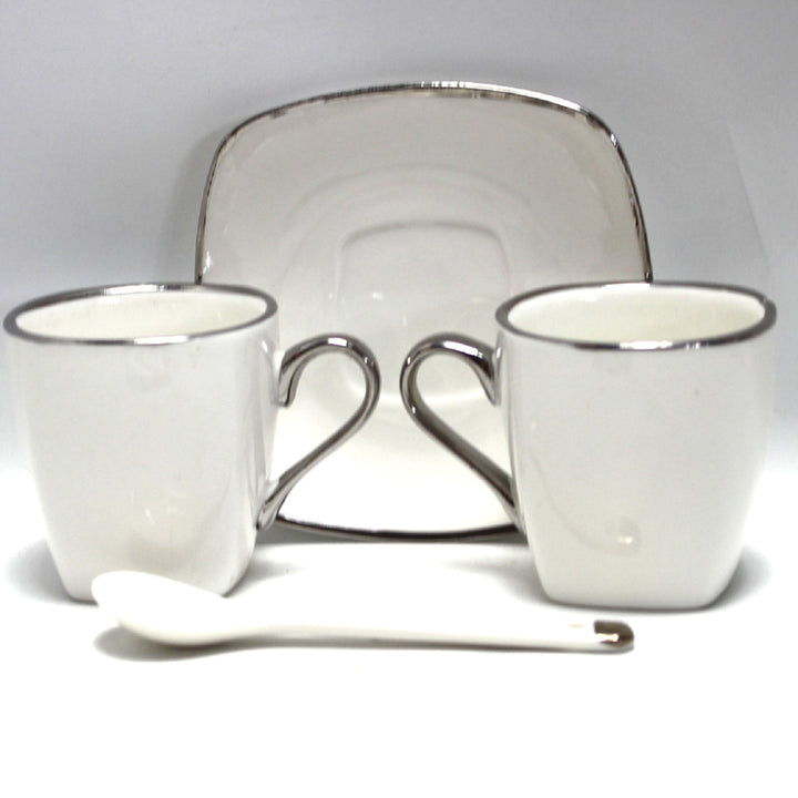 Porcelánová sada šálků na espresso s talíři Queen Isabell W23SV06-06471