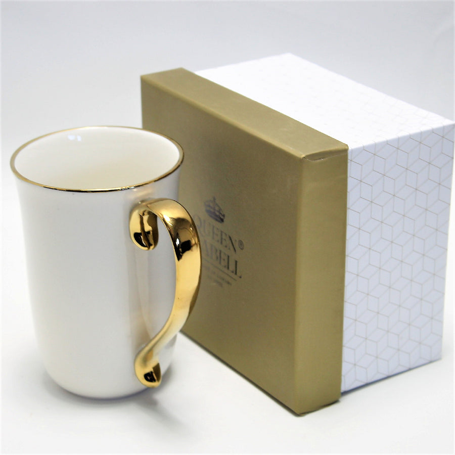 Velký porcelánový hrnek na kávu 400ml Queen Isabell W23GD59-06426