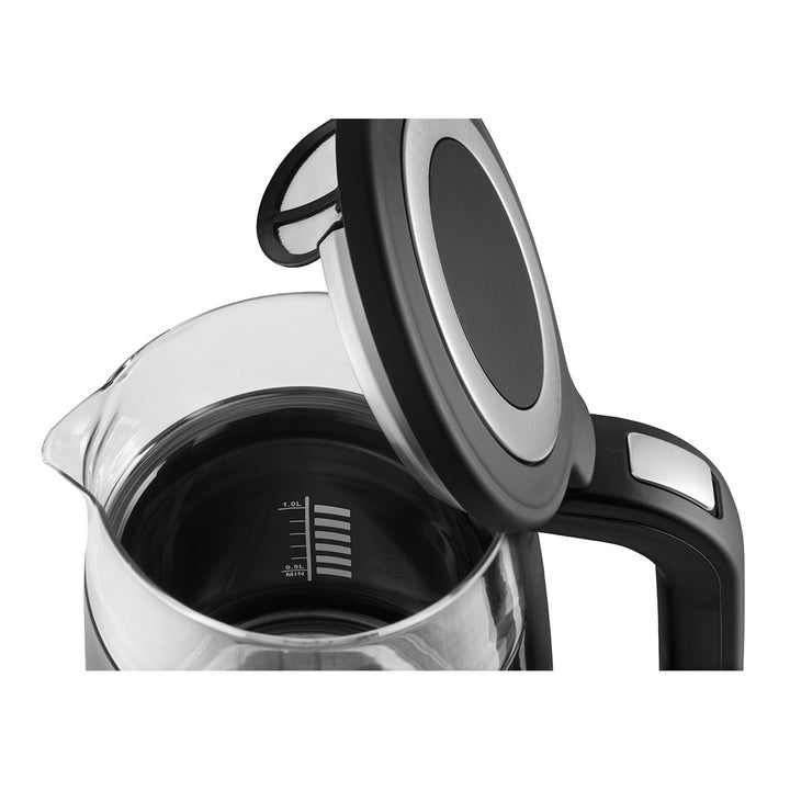 Skleněná rychlovarná konvice Concept 1,7 l s regulací teploty RK4100
