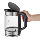 Skleněná rychlovarná konvice Concept 1,7 l s regulací teploty RK4067