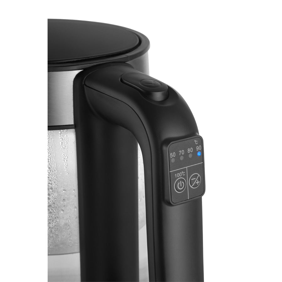 Skleněná rychlovarná konvice Concept 1,7 l s regulací teploty RK4067