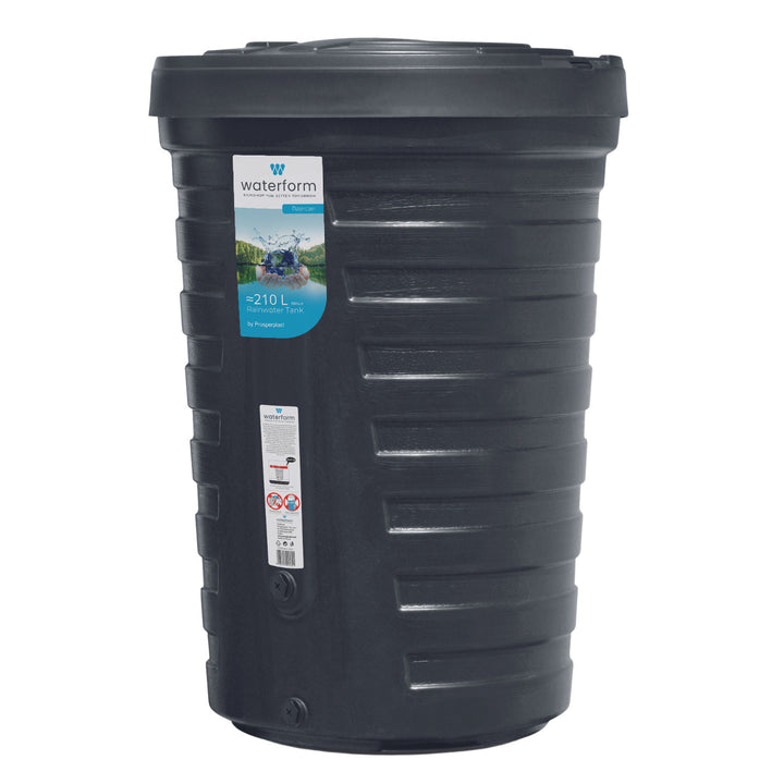 Nádrž na dešťovou vodu Raincan - černá 210 l. IDRA210-S411 Prosperplast