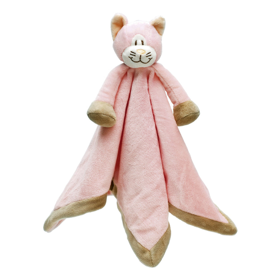 Diinglisar mazlící deka, měkký materiál, růžová kočka, 35 cm, T-TED-01372 1