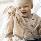 Diinglisar mazlící deka, měkká tkanina, krémový zajíc, 35 cm, T-TED-01372 2