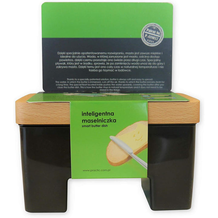 Máslenka Practic smart, na vodu bez nutnosti chlazení, BPA Free, černá