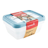 Sada 3 nádob na potraviny Mia Magic Ice 1250 ml Keeeper