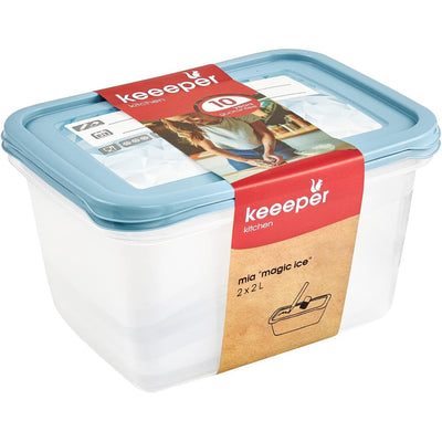 Sada 2 nádob na potraviny Mia Magic Ice 2000 ml Keeeper