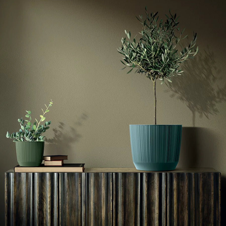 Květináč Prosperplast, průměr 69 mm, antracitová barva, DRF70-S433