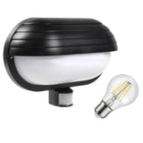 Nástěnné svítidlo Maclean, s PIR čidlem, max. 60W, 180°, MCE33B + LED 8W