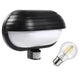 Nástěnné svítidlo Maclean, s PIR čidlem, max. 60W, 180°, MCE33B + LED 8W