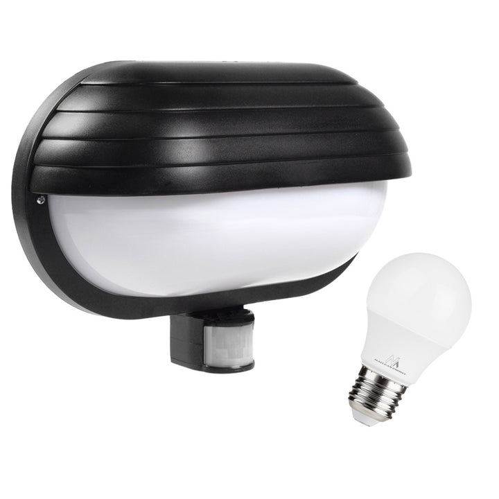 Nástěnné svítidlo Maclean, s PIR čidlem, max. 60W, 180°, MCE33B + LED 9W