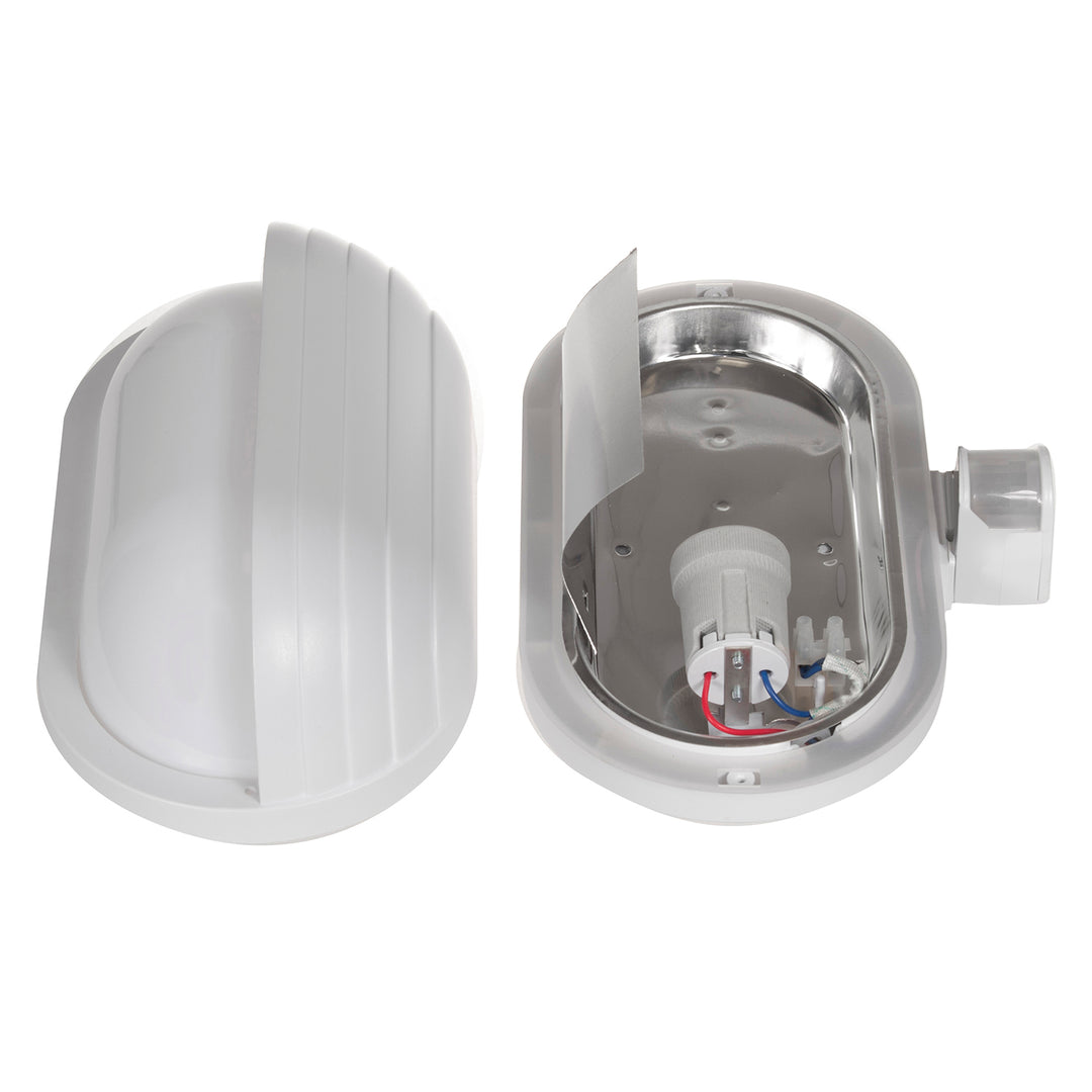 Nástěnné svítidlo Maclean, s PIR čidlem, max. 60W, 180°, MCE33 W + LED 9W
