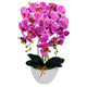 Umělá dekorativní orchidej Damich , růžová, z kaučuku, 3pgoc