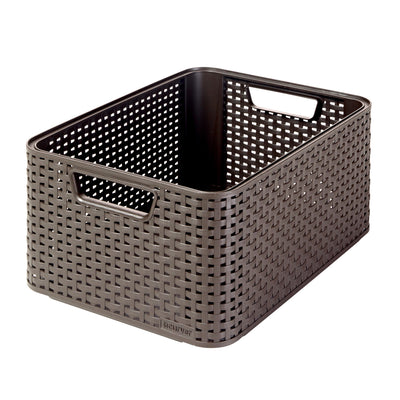 Koš Curver, víceúčelový, 18 litrů, tmavě hnědý, Style M
