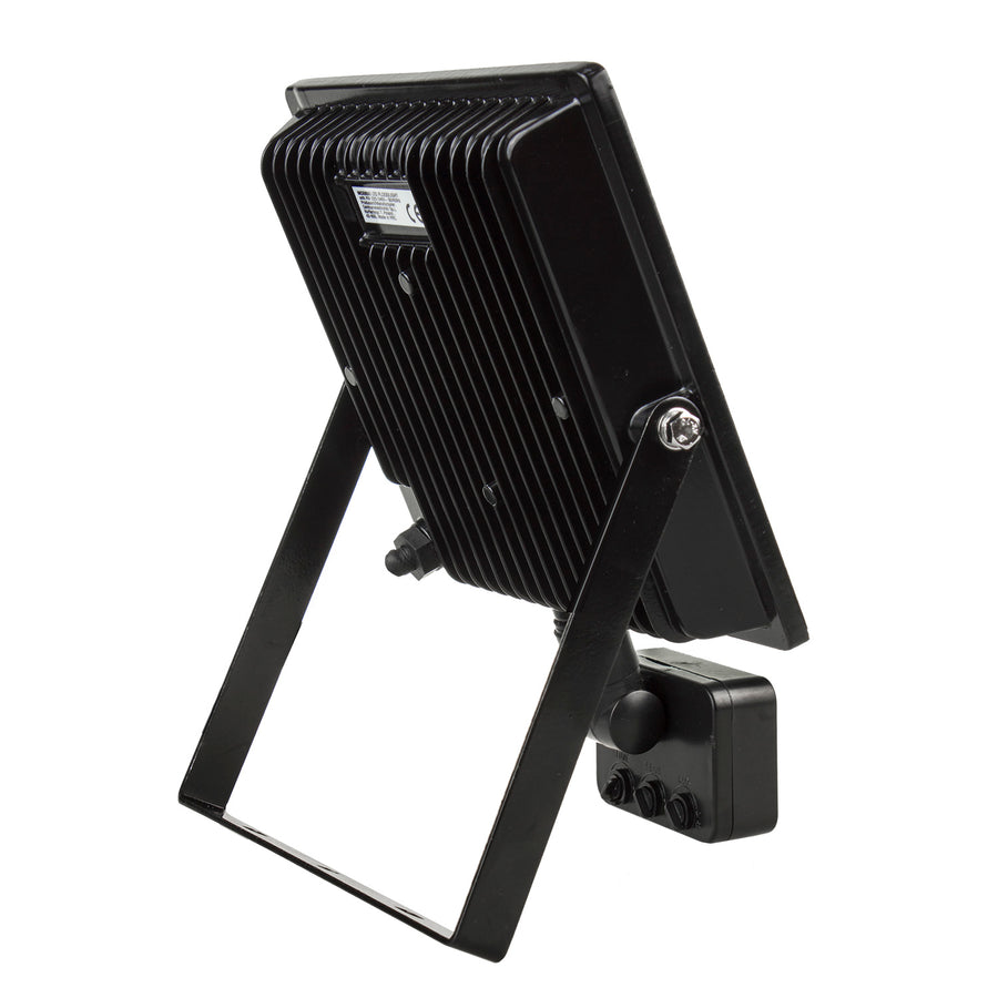 2x LED reflektor se senzorem pohybu Maclean, tenký 50W, 4000lm, teplá bílá (3000K), IP44, MCE650 WW PIR