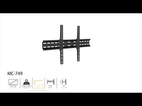 Držák pro TV nebo monitor 37-70'' max 35kg  VESA 600x400